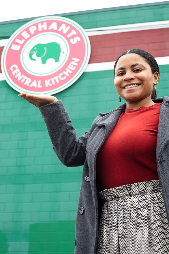 Elephants Central Kitchen team member