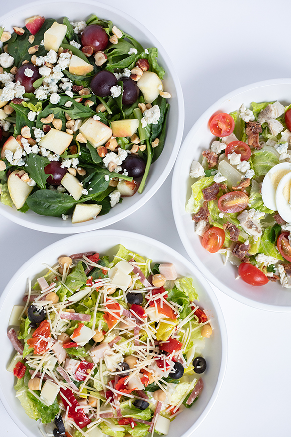 Three signature Elephants salads