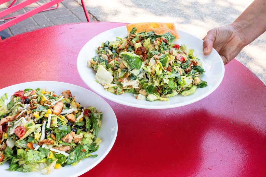 Chopped Salads at Elephants on Corbett