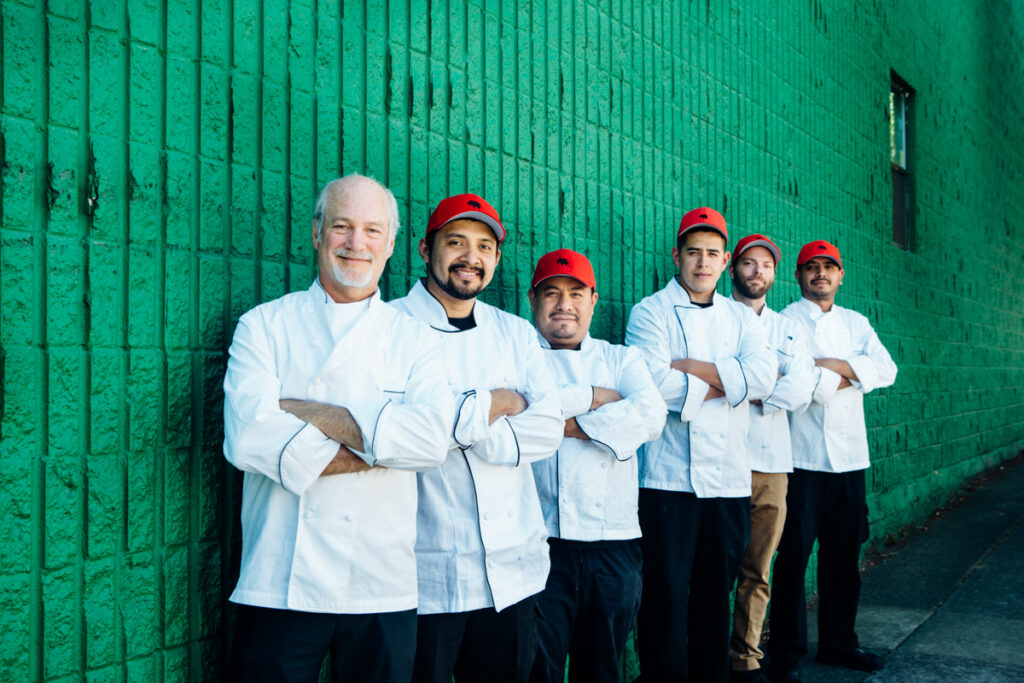lineup of our chefs