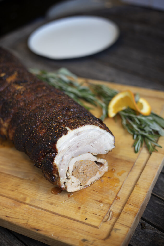 Elephants carving station - porchetta