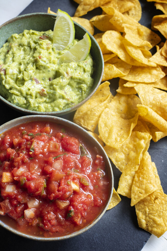 elephants guacamole and salsa