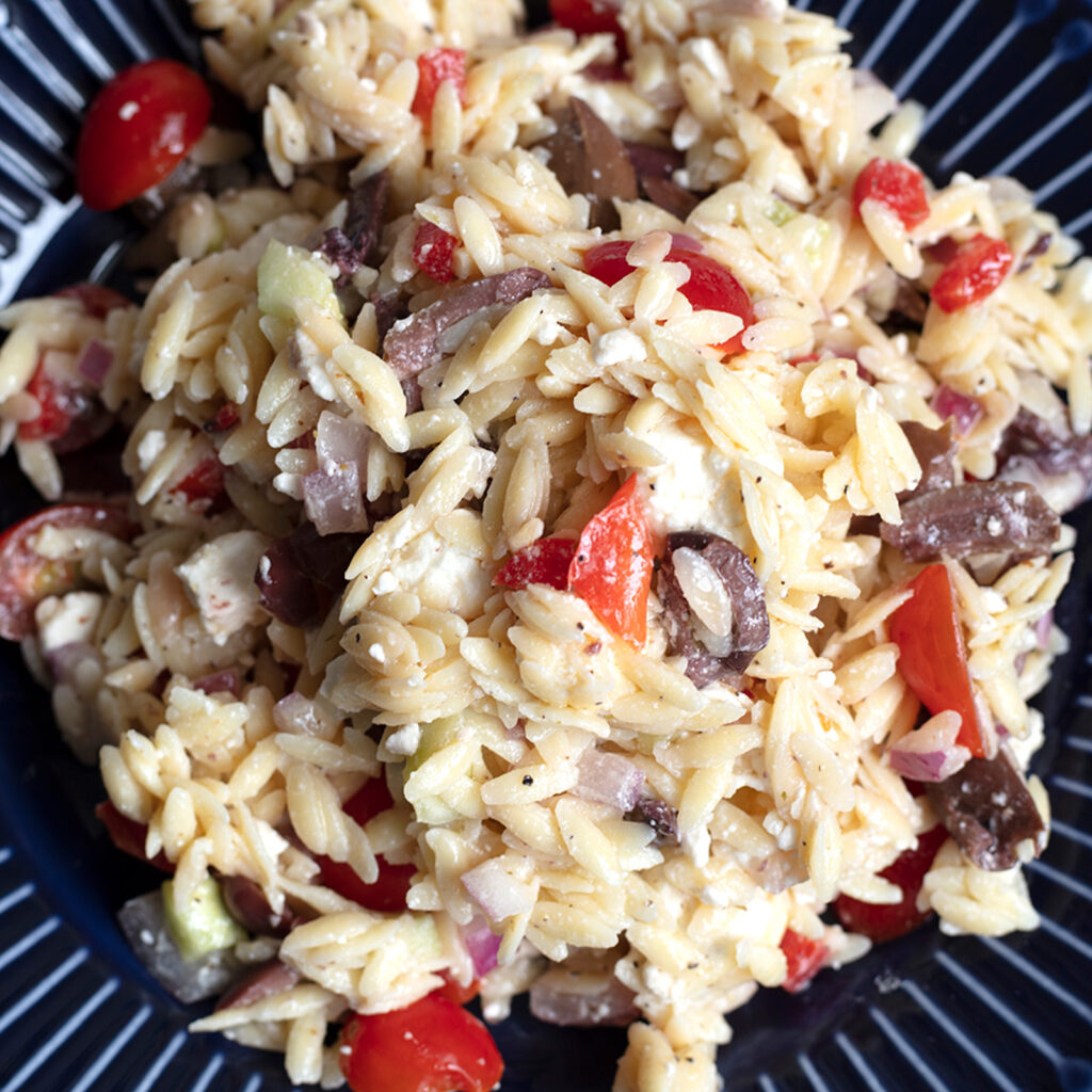 greek orzo pasta salad
